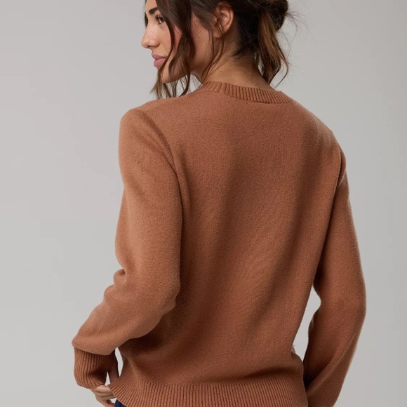 OFFLINE By Aerie Argyle Sweater - Picture 2 of 6